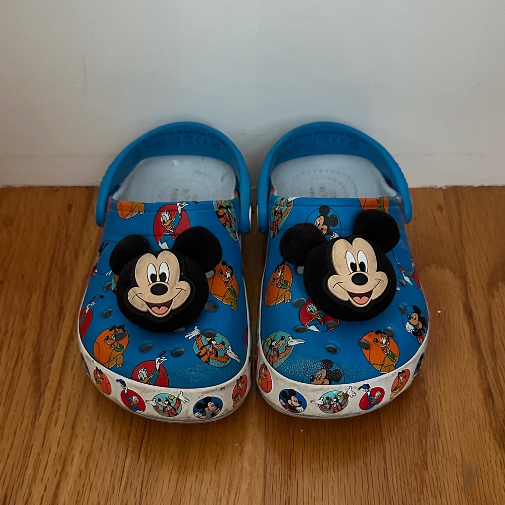 Disney Kids Blue Mickey Mouse Crocs